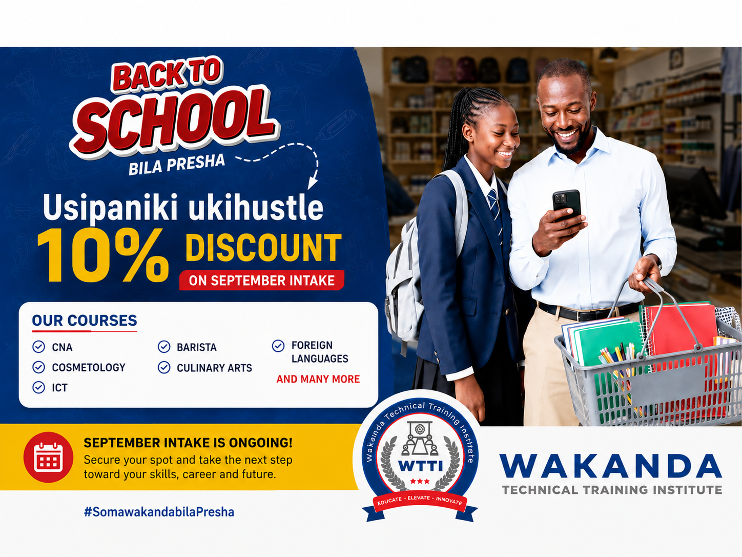 Usipaniki ukihustle — jipee chance ya kusoma bila presha!